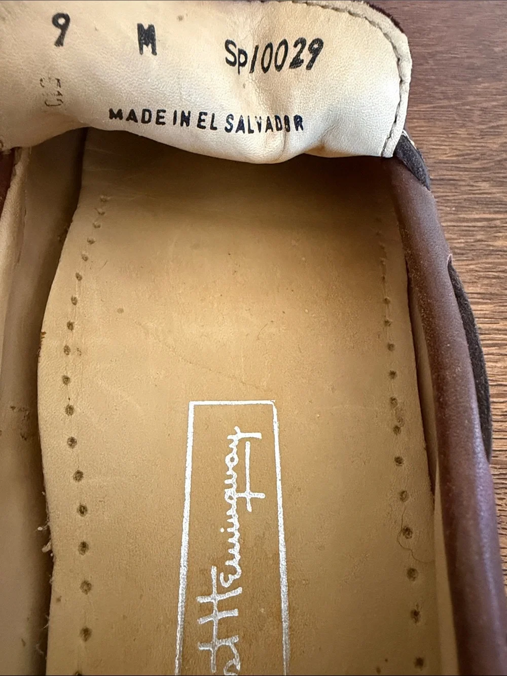 Men’s Ernest Hemingway Leather & Suede Driving Moccasins Size 9